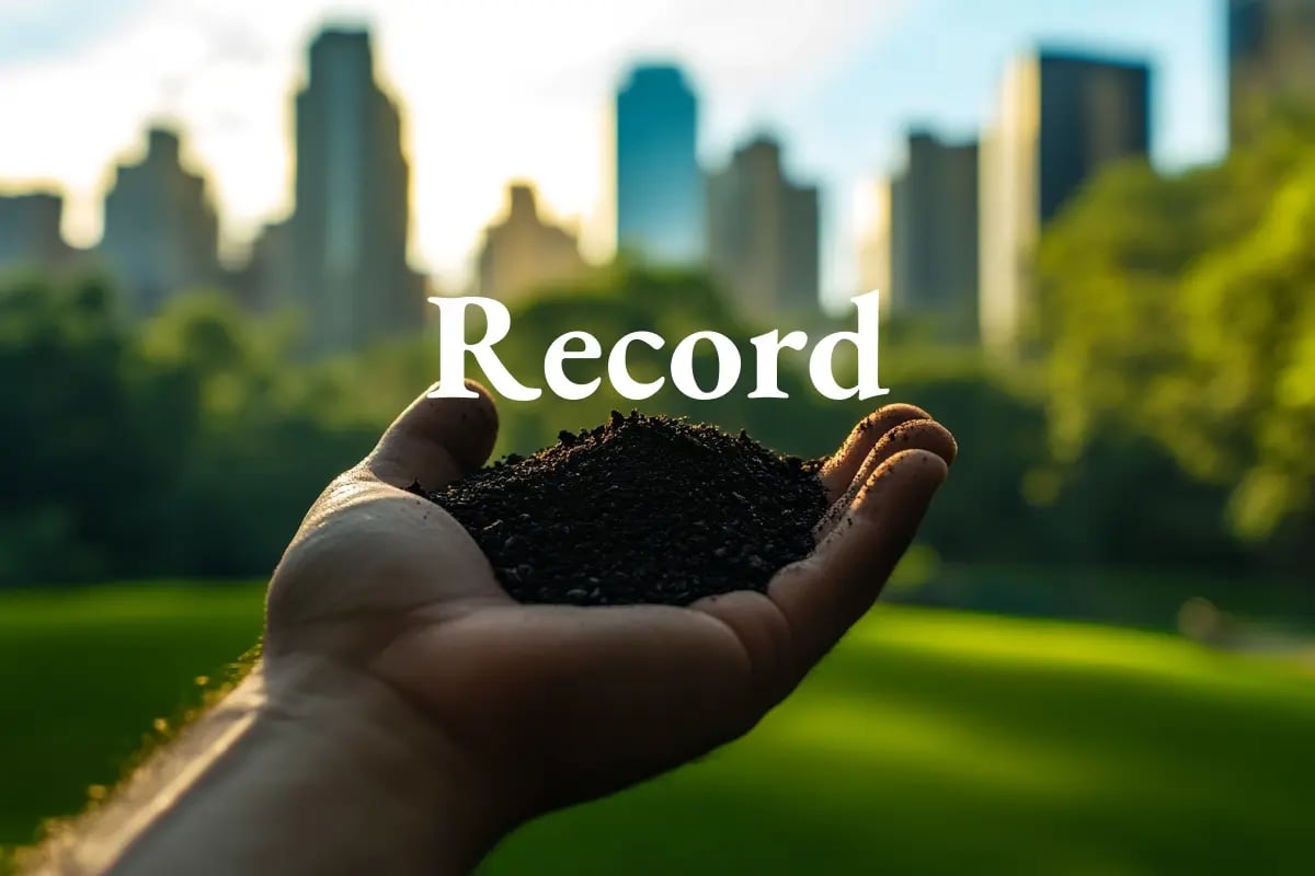 Biochar market surges as tech giants and finance drive record demand_Close-up of a hand holding biochar_visual 1_EN