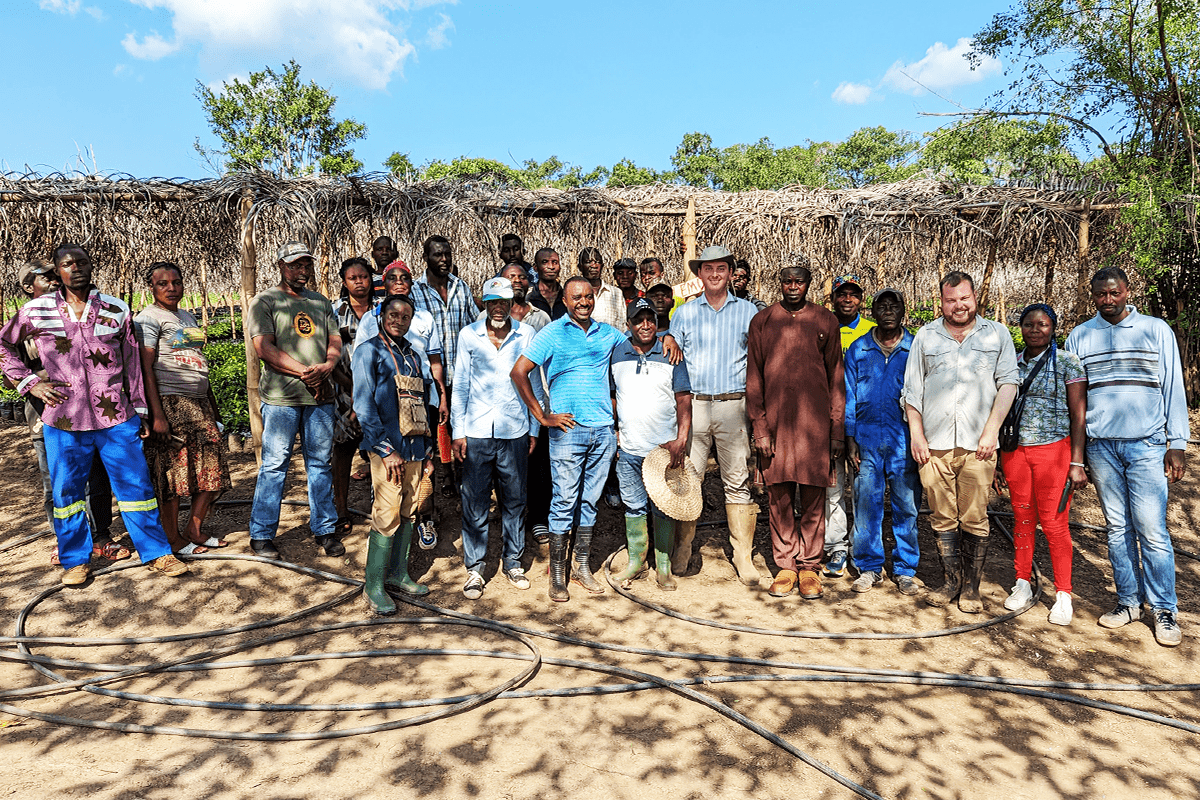 Cameroon afforestation project_CEO Selwyn Duijvestijn and team in Cameroon_visual 5