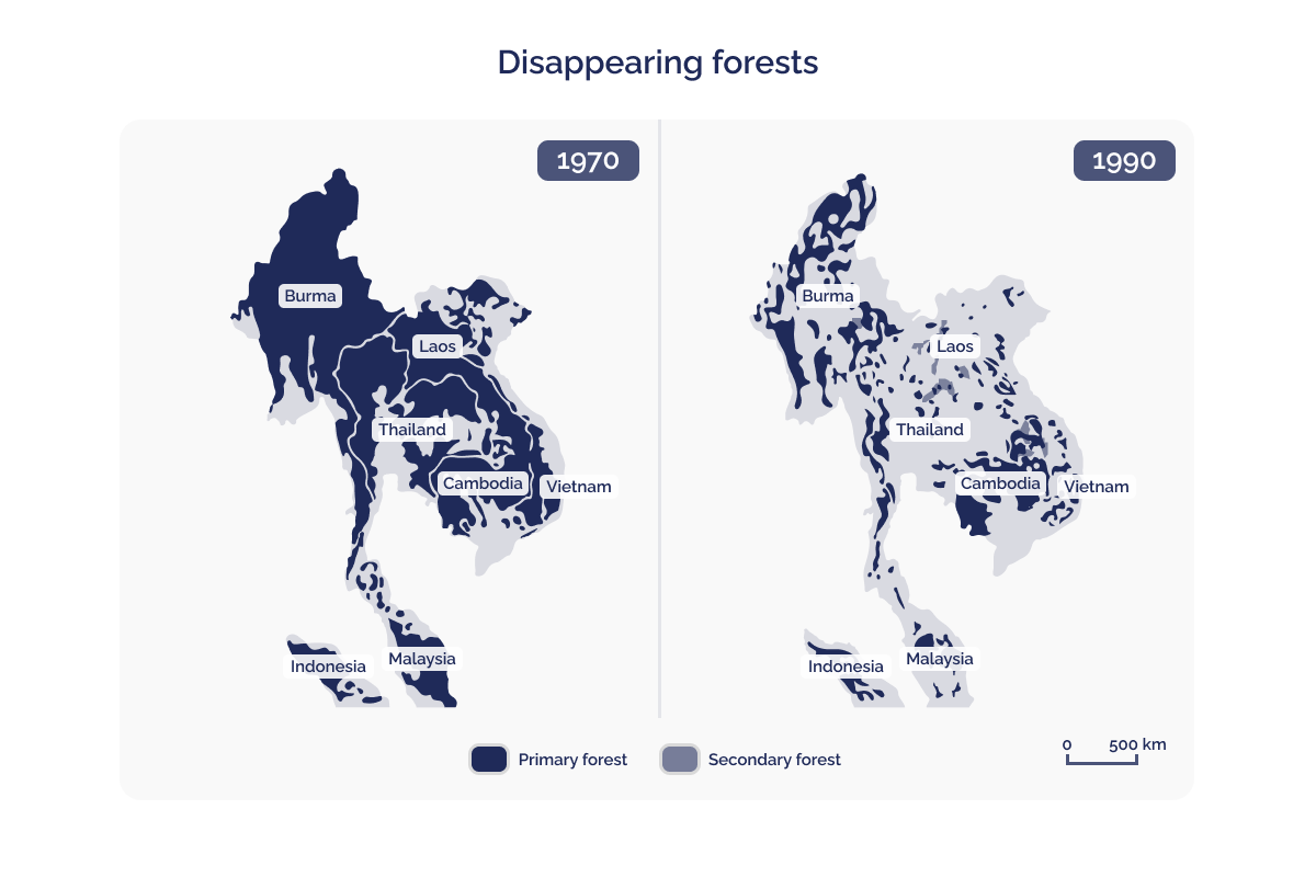 Deforestasi di Asia_Peta deforestasi di Asia_visual 8
