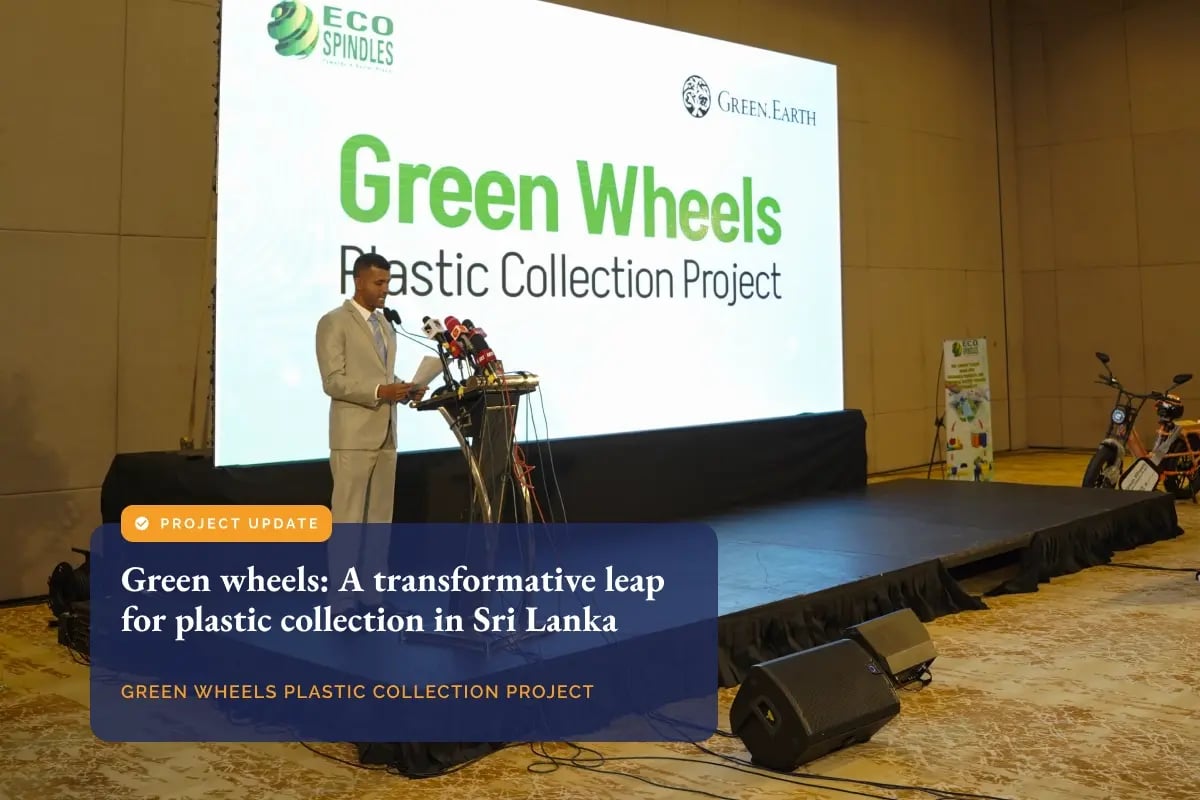 Green wheels, A transformative leap for plastic collection in Sri Lanka_visual 1