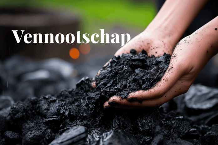 Microsofts step towards net zero through biochar_woman holding a handful of biochar_visual 1_NL