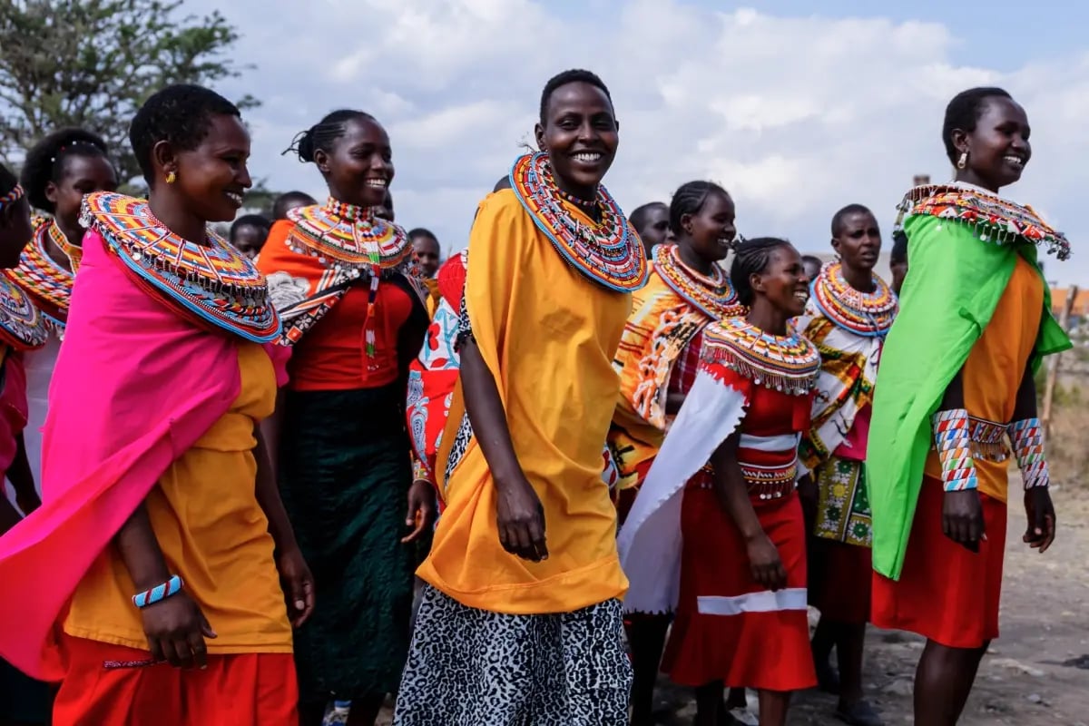 New stoves, new beginnings_ clean cooking for Maasai communities_Smiling women from the Maasai communities during a cookstove distribution event_visual 4
