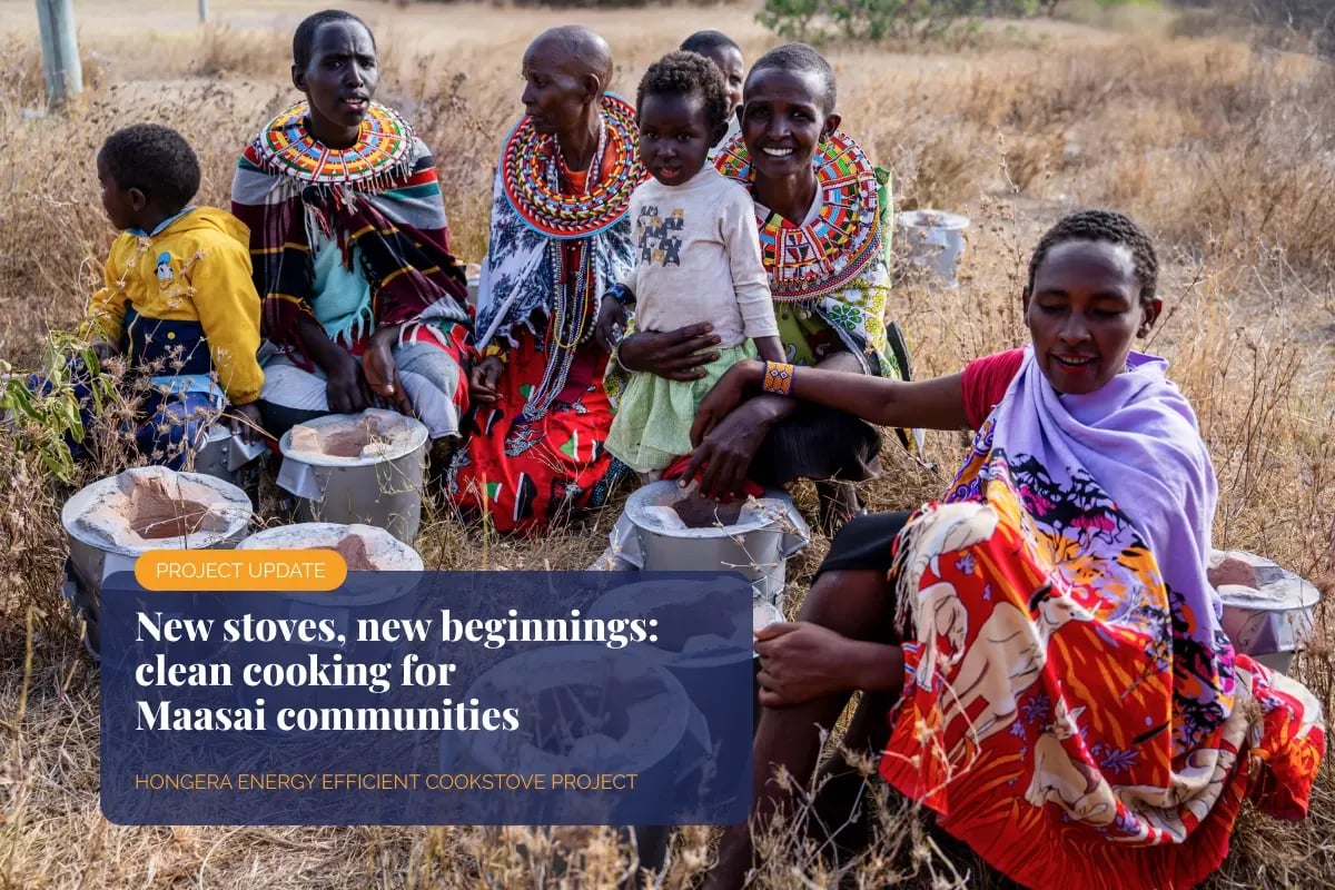 New stoves, new beginnings_ clean cooking for Maasai communities_Women from local Maasai communities with their children during a cookstove distribution event_visual 1
