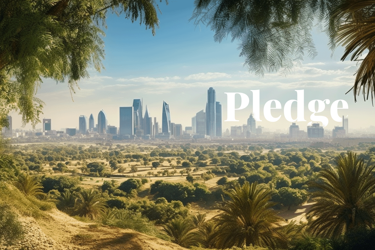 Saudi Arabias green pledge_ a $92 billion investment for Riyadh_Landscape view of Riyadh city_visual 1