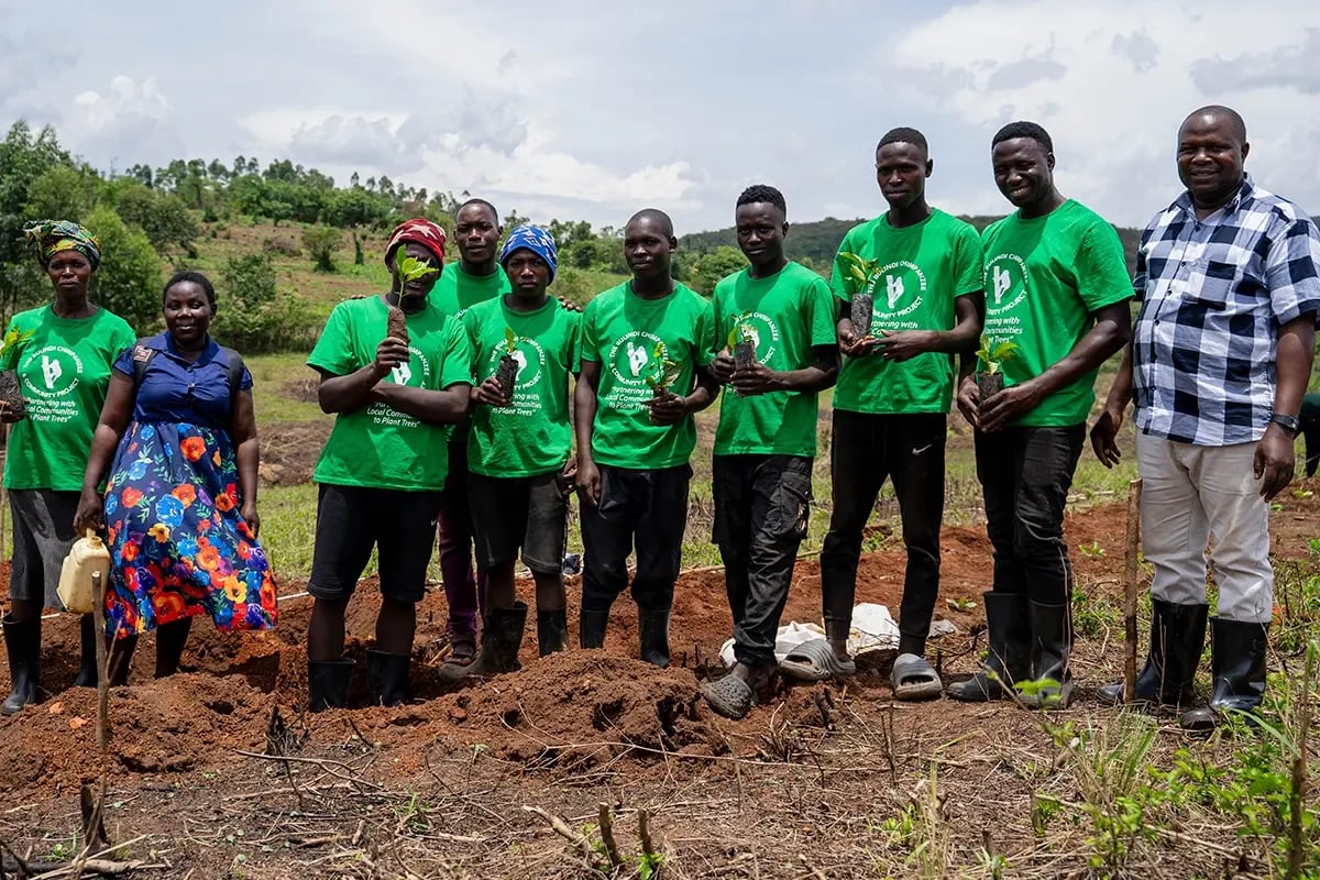 Seeds of impact, Expanding Uganda’s green horizon_Local farmers during tree planting in Uganda_visual 3