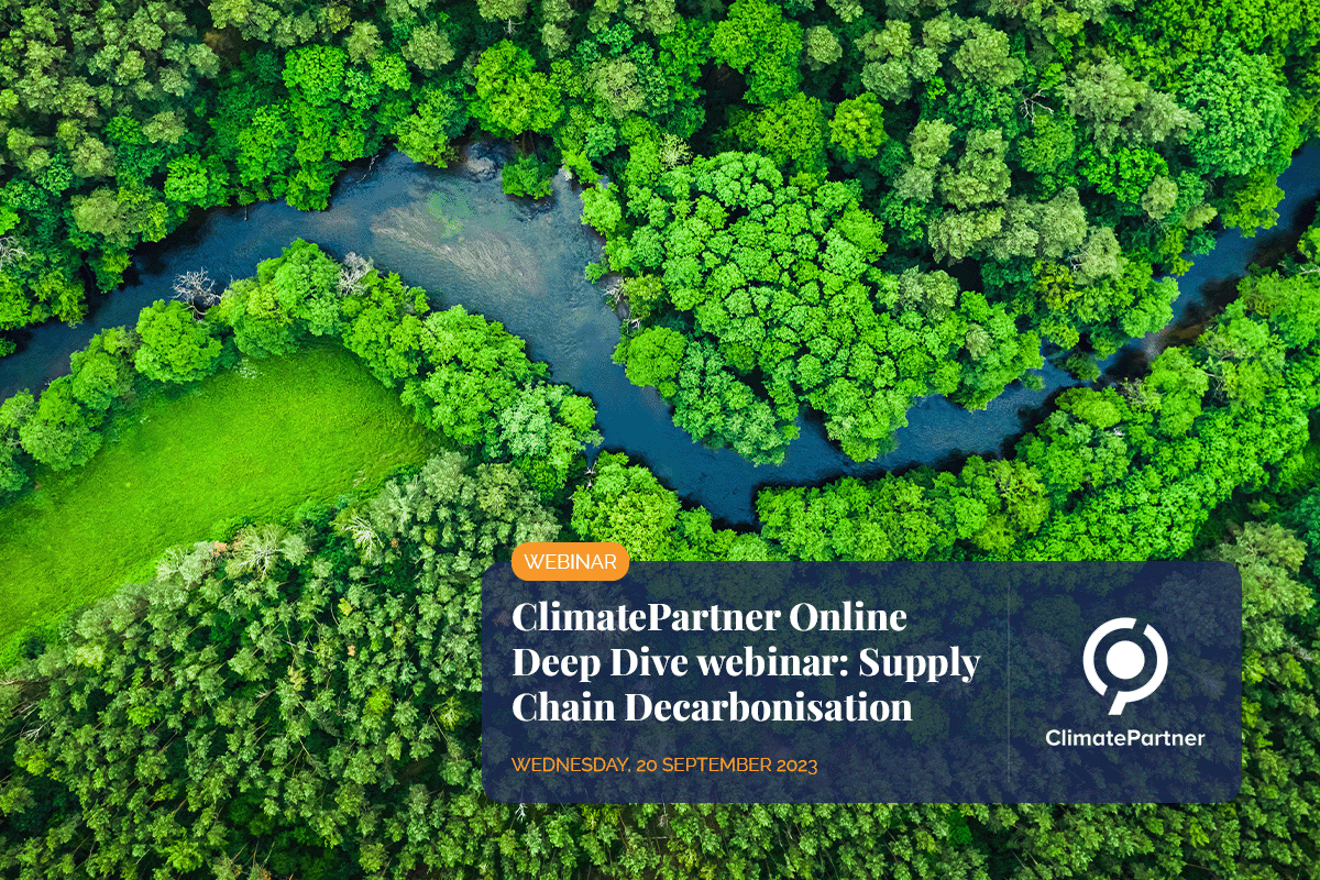 Webinar ClimatePartner, Supply Chain Decarbonisation_visual 1