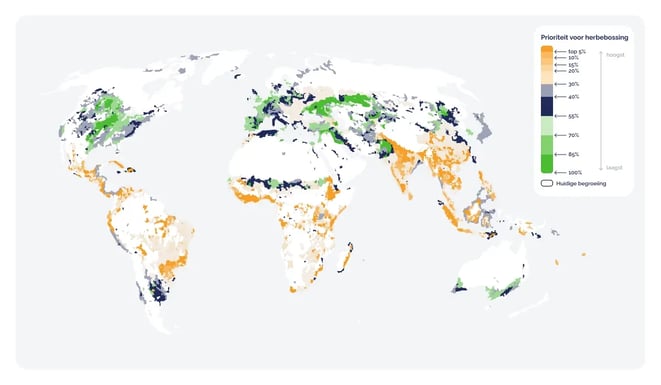 Why we need to restore high-priority areas like Africa_Map showing priority areas for restoration_visual 2_NL