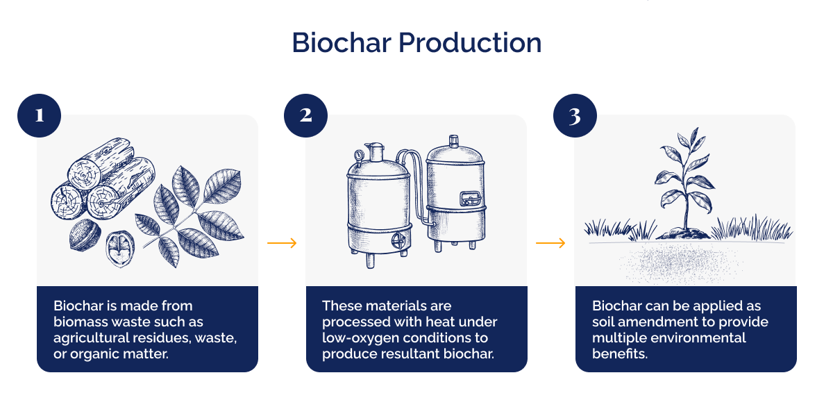 new innovative carbon storage solution_biochar production process_Visual 2