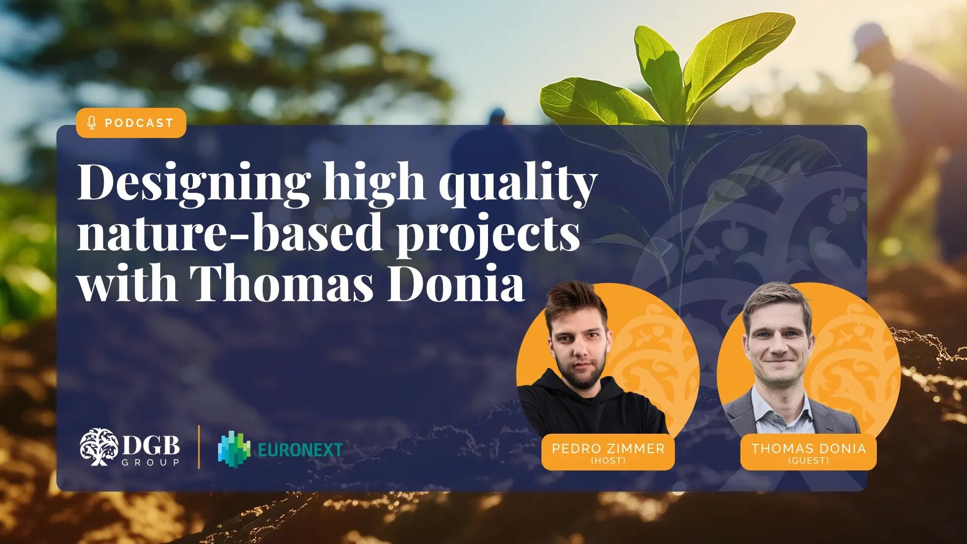 podcast_Designing high quality nature-based projects with Thomas Donia_cover