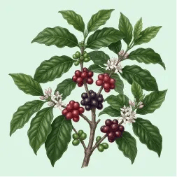the bulindi agroforestry and chimpanzee conservation project_coffea canephora (coffee)