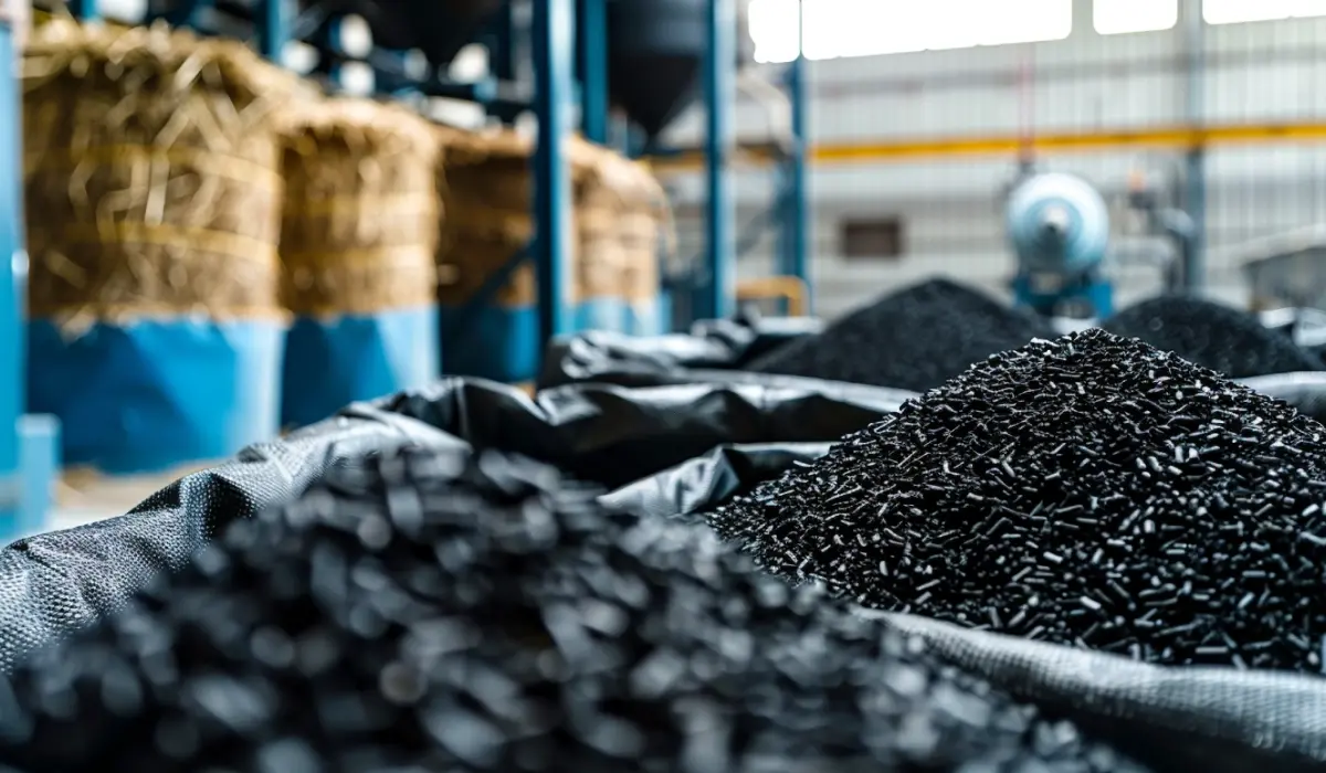 Biochar's carbon potential grows from farms to plants 